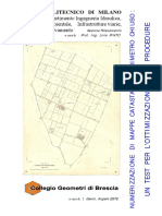 Digitalizzazione Mappe Catastali - Politecnico Milano - Catasto - Topografia - Cartografia