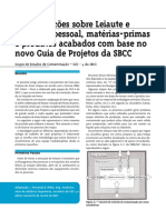 Considerações sobre leiaute e fluxos de pessoal, matérias-primas e produtos acabados - SBCC edição 37