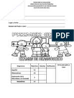 EVALUACIàN DIAGNàSTICA-PRIMERO PDF - Docx - Word 3