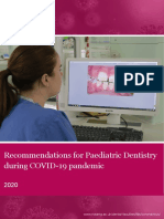 Paediatric Dentistry COVID19