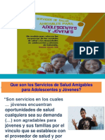 Servicios de Salud Amigables - PPT