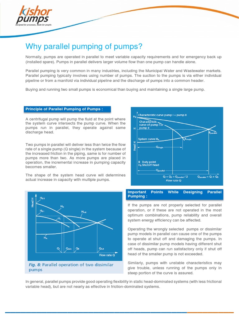 Benefits of Parallel Pumping Systems | PDF | Pump | Mechanical Engineering