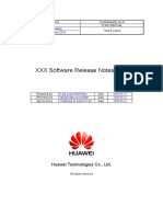 XXX Software Release Notes Vx.y: Huawei Technologies Co., LTD