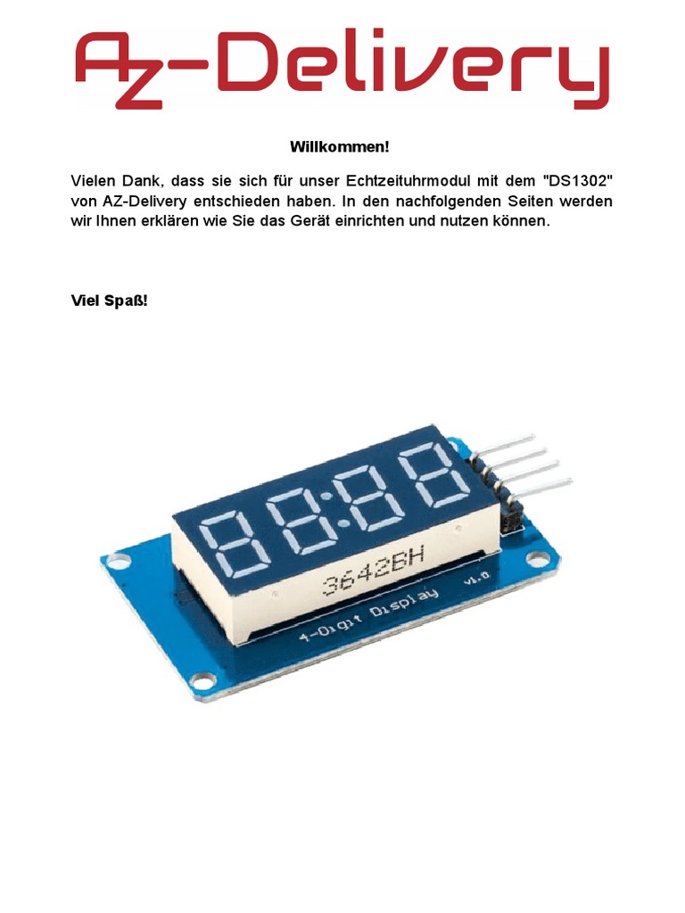 4 Digits 7 Segment Display DE | PDF