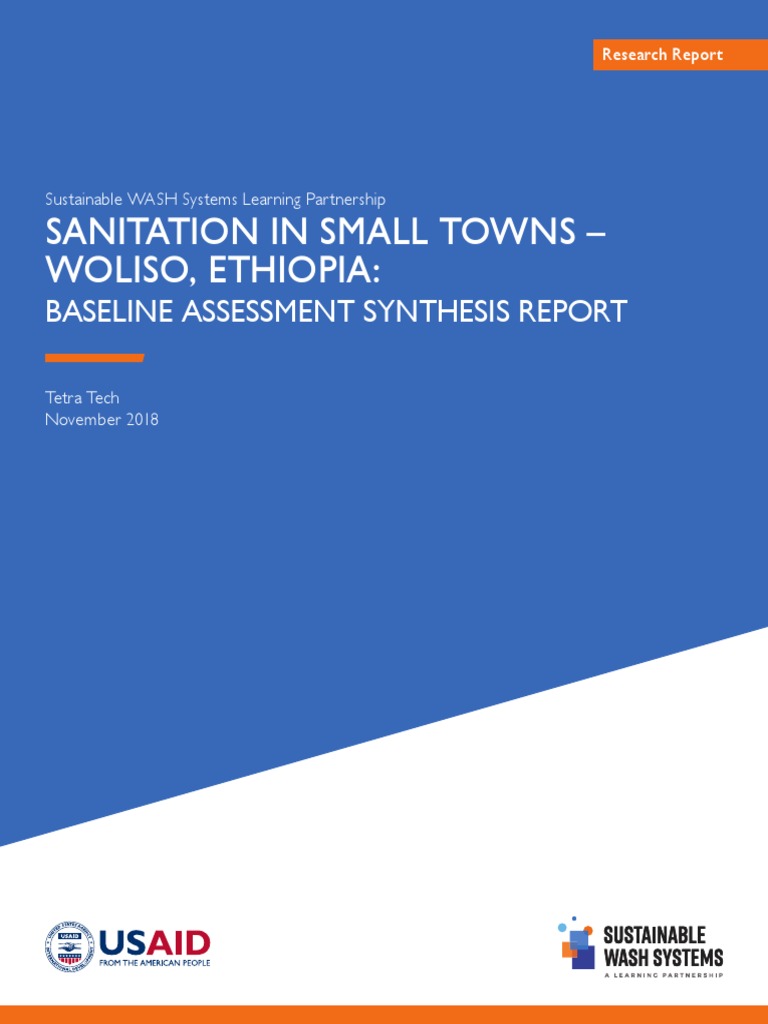 Sanitation in Small Towns - Woliso, Ethiopia: Baseline Assessment ...