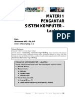 MATERI I B. Pengantar Sistem Komputer