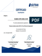 Constancia Alcances Normativos Sobre El SOAT, CAT y Del Fondo de Compensación