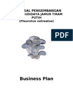 Proposal Business Plan Usaha Budidaya Jamur Tiram Putih