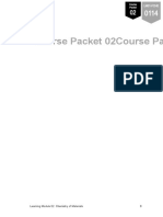 Course Packet 02course Packet 02: Learning Module 02: Chemistry of Materials