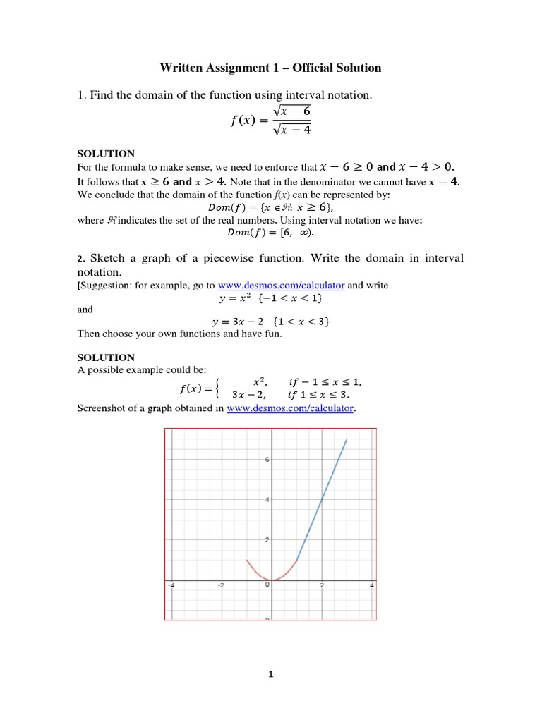 WA 1 Official Solution | PDF | Teaching Methods & Materials