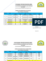 JADWAL PELAJARAN SMP AL-FATAH