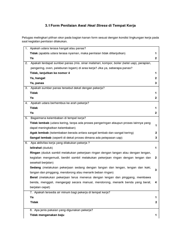 form-heat-stress-pdf