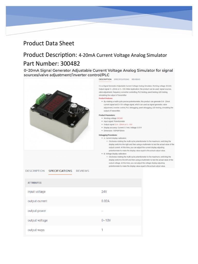 Unlock Precision: The Ultimate Guide to Drok Signal Generator Data Sheets