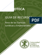 Guia de recursos Ciencias Jurídicas y Empresariales - 2020
