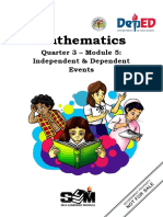 Mathematics: Quarter 3 - Module 5: Independent & Dependent Events