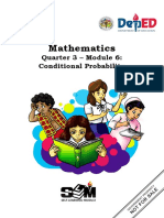 Mathematics: Quarter 3 - Module 6: Conditional Probability