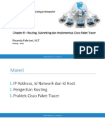 Pertemuan 10 - Routing Dan Cisco Paket Tracer