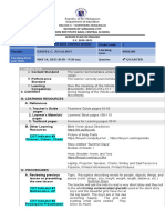 Demo Lesson Plan - English 1 4th Grading