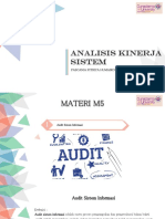 Analisis Kinerja Sistem M5