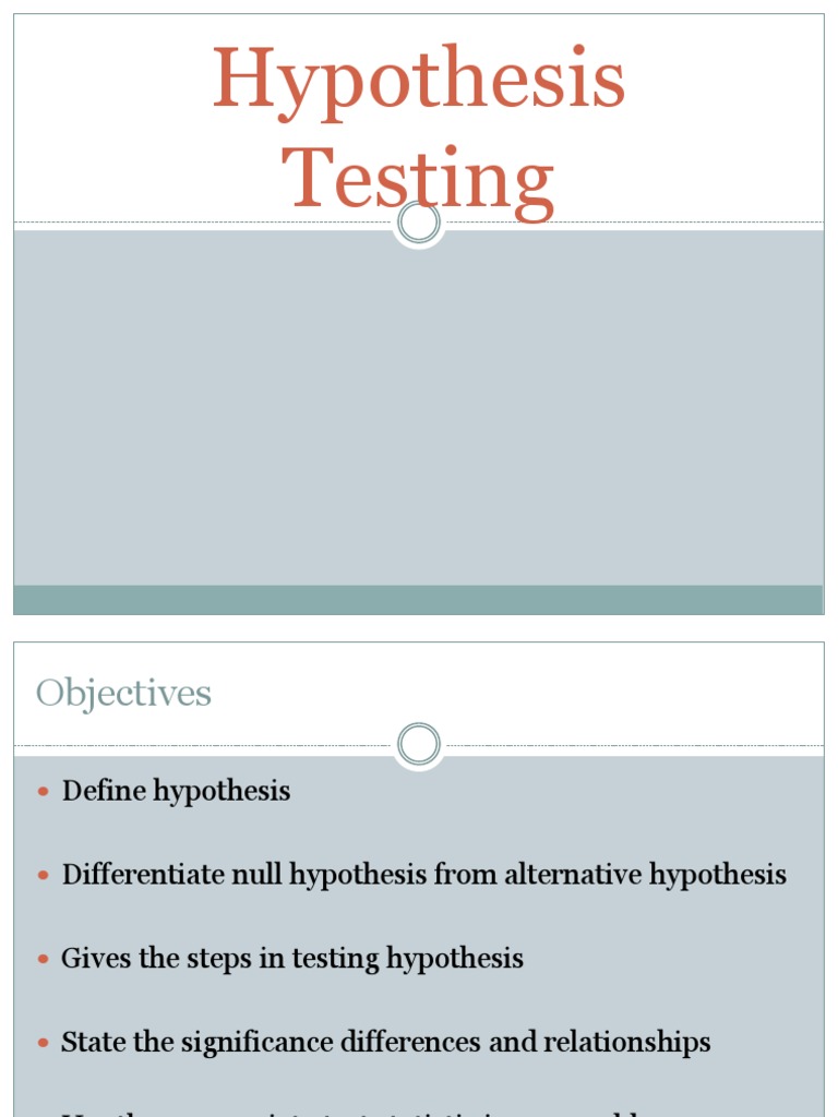 One Sample Z-Test and T-Test Guide | PDF | Statistical Significance ...