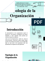 Diapositivas II de Organizacion y Metodos I TIPOLOGIA de LA ORGANIZACION