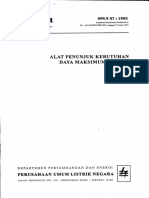 SPLN - 97 - 1993-Alat Penunjuk Kebutuhan Daya Maksimum Kelas 1