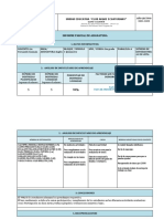 Informe Parcial de Asignatura 21-22 Quinto Grado A