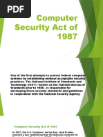 Computer Security Act of 1987