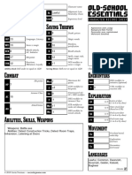 Ability Scores Saving Throws: Class AL Level PC