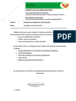 Informe labores mes junio apoyo elaboración informes fumigación