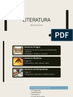 Literatura Etapas