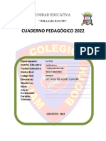 Cuaderno Pedagógico 2022 Colegio William Booth Enviar