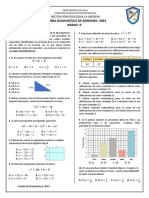 Prueba Diagnostica Admision 9 2022