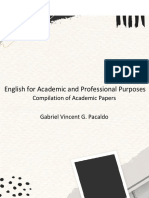 Compilation of Academic Papers