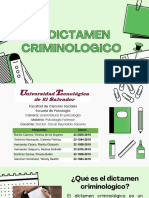 El Dictamen Criminologico