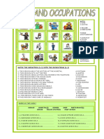 Match: Match The Definition (1-9) With The Occupations (A-I)