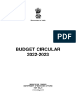 Budget Circular 2022-2023