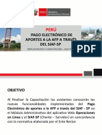 2 PAGO ELECTRÓNICO DE APORTES A LA AFPs A TRAVÉS DEL SIAF-SP NOV 2017