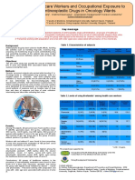 Healthcare Workers Exposure to Antineoplastic Drugs