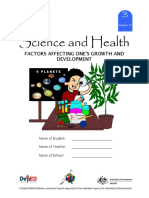 Science 3 DLP 15 - Factors Affecting One's Growth and Development