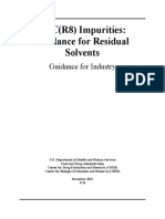 Q3C (R8) Impurities: Guidance For Residual Solvents