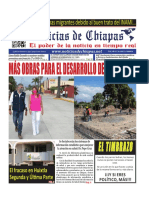 Periódico Noticias de Chiapas, Edición Virtual Jueves 03 de Febrero de 2022