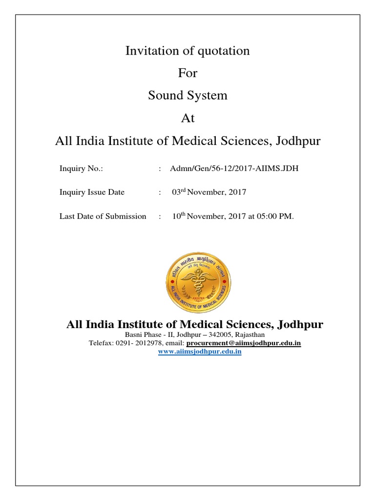 Quotation For Sound System 31117 PDF Loudspeaker Microphone