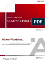 Hafele India Pvt. Ltd. Company Profile