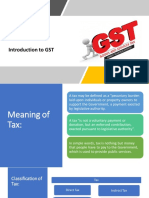 Introduction To GST