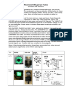Fluorescent Magic Eye Tubes: Forrest Cook 2008-2015