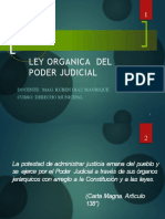 Ley Organica Del Poder Judicial 2019