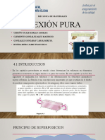 Flexion Pura Unidad Tematica 4 Mecanica de Materiales