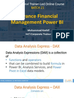All Slides - Advance Financial Management in Power BI (B21) Day 2