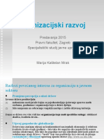 Organizacijski Razvoj 2015